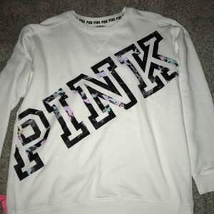 PINK sweatshirt. Worn once.